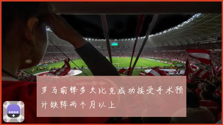 罗马前锋多夫比克成功接受手术预计缺阵两个月以上